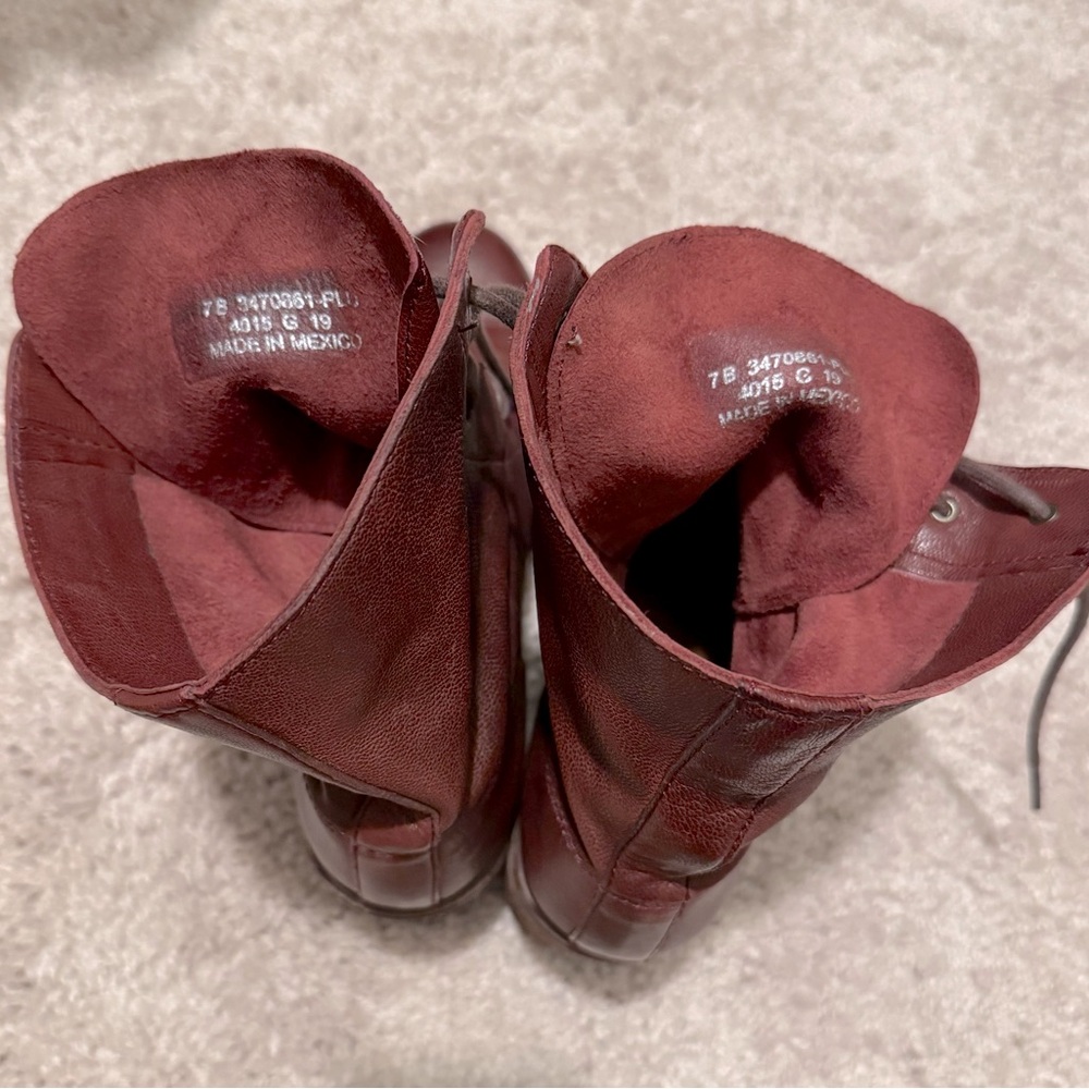 Frye Lace Up Karen Combat Boots - Picture 9 of 10